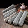 Heavy Duty Natural Granite Grinding Pestle Polished Non-Slip Base for Kitchen Grinding Spices Herbs Pesto Guacamole