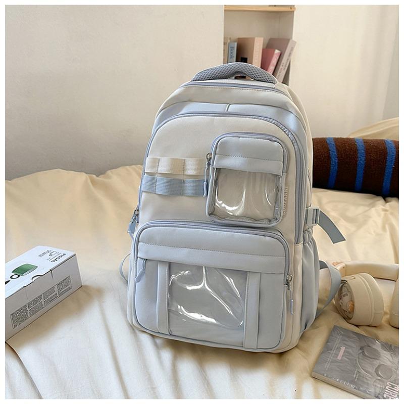 The new schoolbag is high-value, fresh and sweet, and a lightweight and large-capacity backpack for junior high school students.