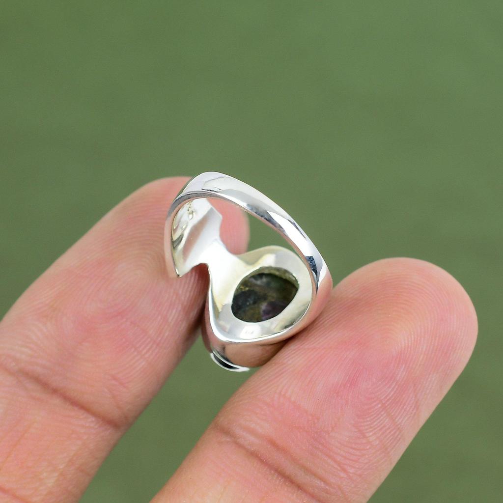 Copper Ruby Zoisite Ring 925 Sterling Silver Ring Handmade Ring Top Quality Gemstone Jewelry Decent Ring Gift For Mom Available In Ring Size