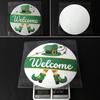 Enhances Holiday Decors with Patrick's Day Leaves Sign Welcome Door Sign for Both Indoor and Outdoor Use Decors