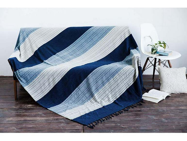 Nepal Style Chenille Yarn Woven Blanket: Multi-Functional Sofa Throw, Shawl, or Table Mat