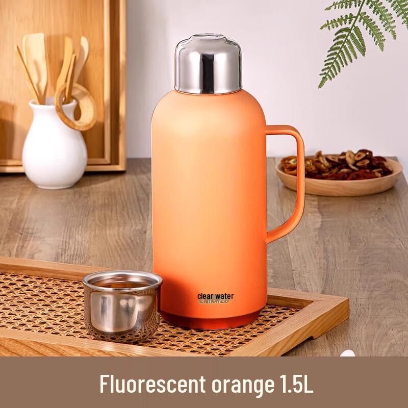 SHIMIZU 316 Stainless Steel Portable Insulated Tea Flask