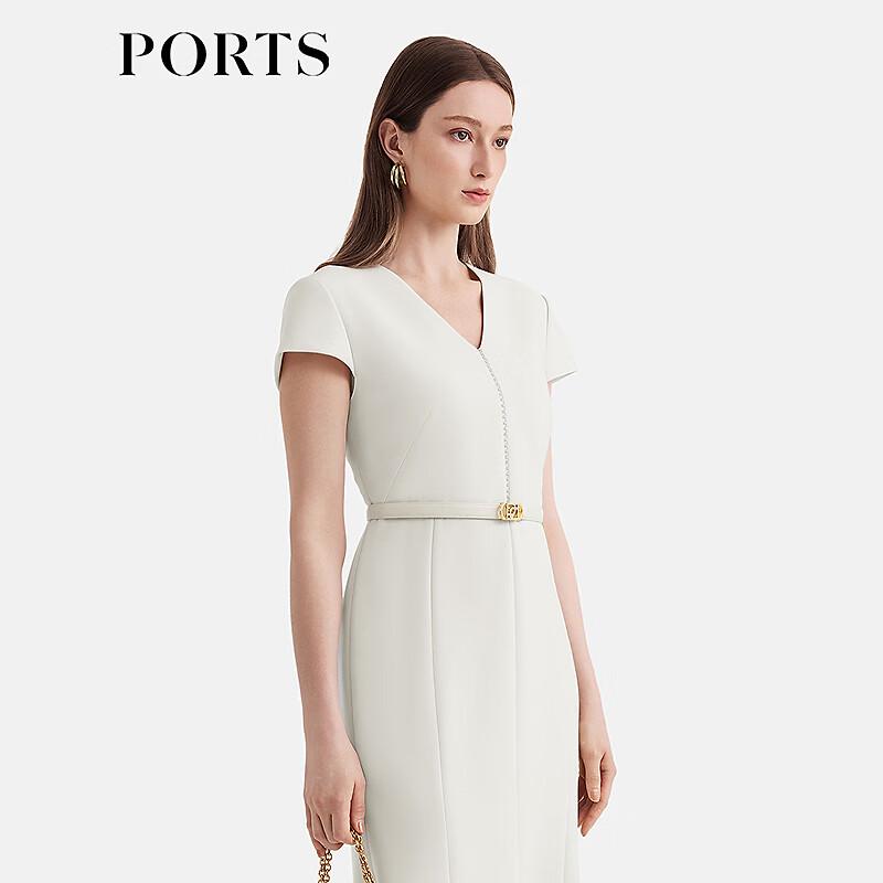 PORTS Women's Belted Midi Dress