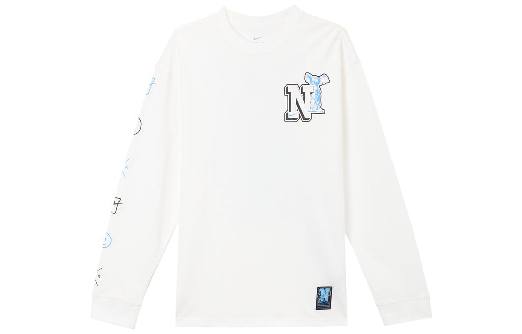 Nike T Shirts Men's White 100 Crew Neck Moderate HJ3306-100