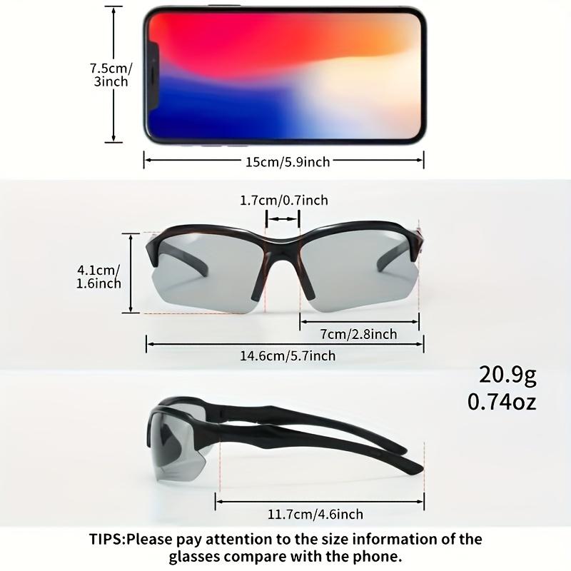 4pcs Vintage Polarized Sports Glasses for Men Coating Climbing Fishing Running Casual Wear Full Rim Decorative Glasses