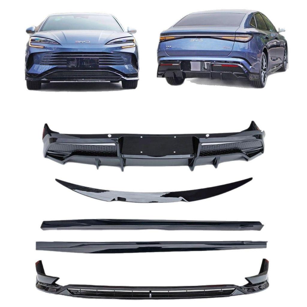 2023-2025 BYD Seal 07DMI Zijschorten, Voorbumper, Achterspoiler, Achterbumper, Achterlip & Spoiler Kit.