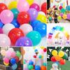 Sekat 10-Inch Multi-Colored Latex Balloons 100 Pcs - Thick Round Balloons for Parties and Events