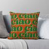 Ciao Fun Retro Italian Pillowcase Polyester Linen Velvet Printed Zip Decor Pillow Case Sofa Cushion Cover