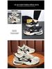 Trendy Korean-Style Mesh Sneakers: Versatile, Breathable, Thick Sole Casual Spring Shoes for Teens