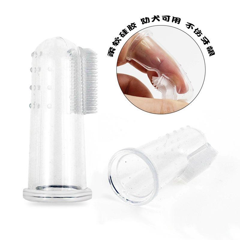 Pet Finger Toothbrush Covers for Dogs and Cats - Disposable Oral Cleaning Supplies