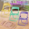 Suporte dobrável para telefone para iPhone 11/12/13 Pro Max Candy Color Chair Stand Mini Desktop Phone Dock Universal Lazy Bracket