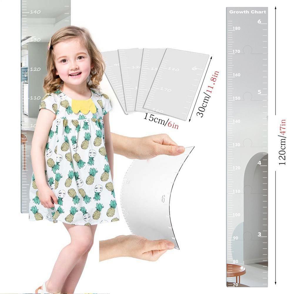 Wall Mirror Growth Chart Children s Wall Mirror Height Chart Multi-Purpose Home Decoration For Playrooms Nurseries Children s