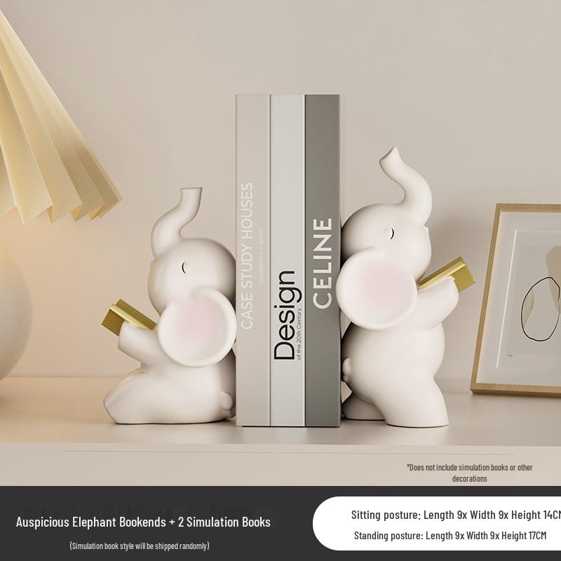 Panda Bookends for Kids' Room & Bookshelf Decoration