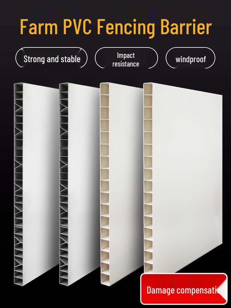 European Style PVC Sow Farrowing Crate Side Panel: Pig Farm Breeding Wall & Enclosure Fence. U-Shaped PVC Edge Strip 3.5mm Thick 1m