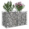 Gabion Raised Bed Silver