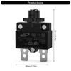 5A/10A/15A/20A Überlastschutz Druckknopf mit wasserdichter Abdeckung Leitungsschutzschalter Überstromschutzschalter