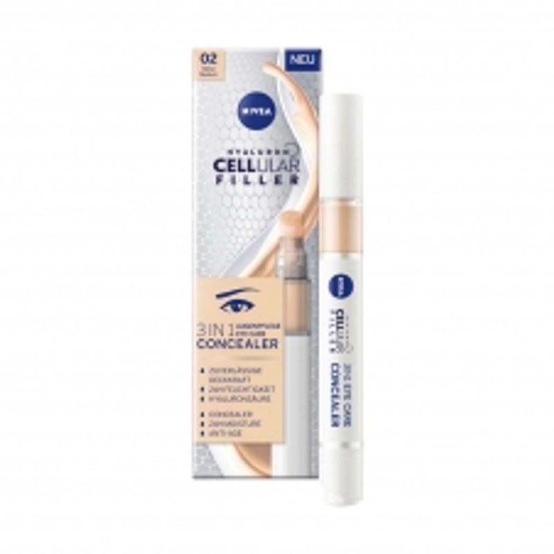 Nivea Hyaluronic Cellular Filler 3-in-1 Eye Concealer (Medium) 4ml
