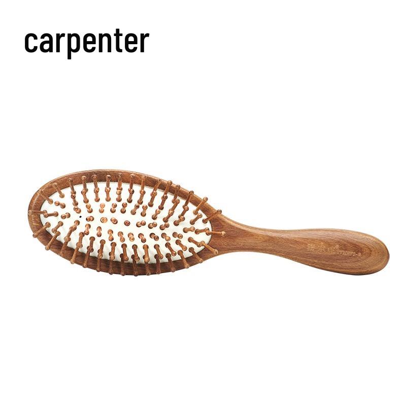 Tan Mujiang YTM Green Sandalwood Scalp Massage Hair Brush