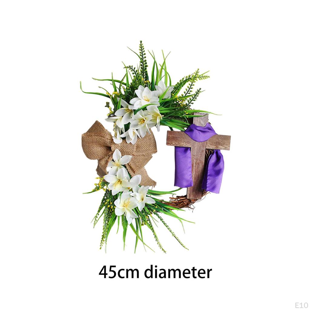 Cross Wreath Bouquet for Home Decor