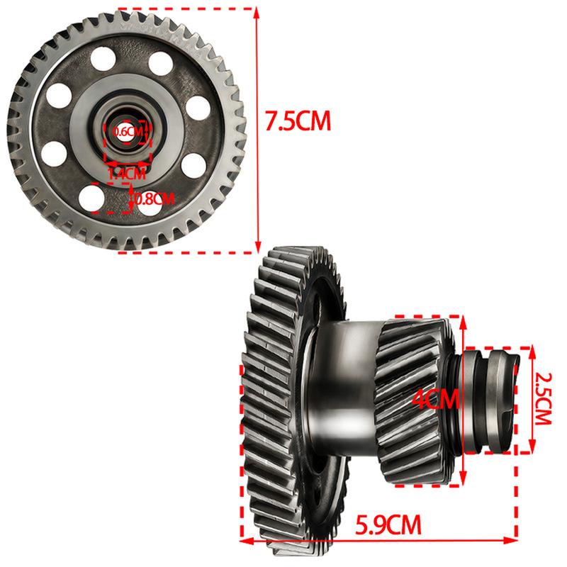 For CG125 Motorcycle Engine Camshaft Parts Wear Resistant Precise Fit Iron Component Enhancing Engine Operation and Longevity