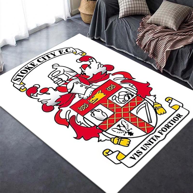 2025 New Stoke City FC Carpet Rug for Living Room Bedroom Home Sofa Decoration,Kids play Non-slip Floor Mat182