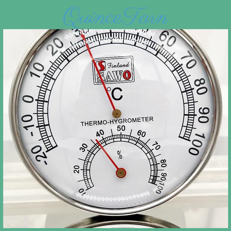 Bath Sauna Hygrometer Thermometer Metalcase Outdoorused Indoor And Steam Thermohygrometer