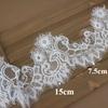 Handmade Floral Embroidery Lace 3 Yard Wedding Embroidery Hollowed Out Lace  Wedding Dress