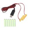 USB A Battery Eliminators Power Supply Adapter,1.5V 3V 4.5V 6V Replace A LR03 Batteries for LED Light Clocks
