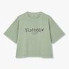 LeTTering Crop ShorT Sleeve T shirT 9176322972