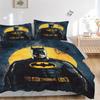 3pcs Batman Moonlight Bedding Set, Soft Polyester Duvet Cover and Pillowcases Machine Washable Seasons All Suitable & Guest Room Decor265