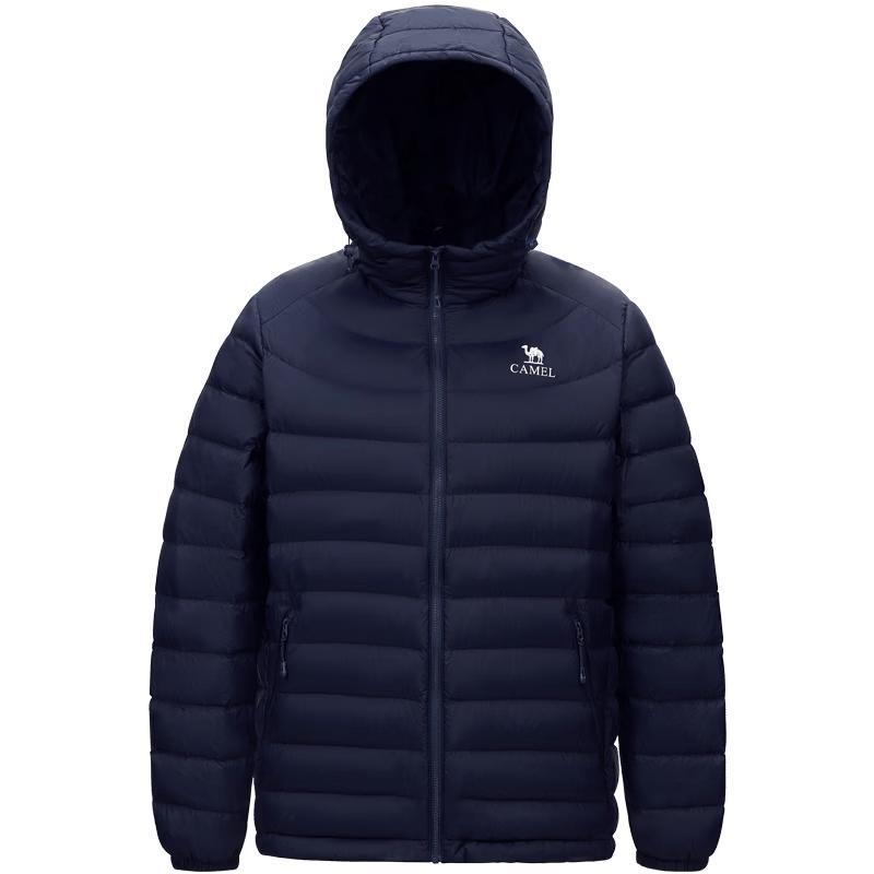 Camel Men s Lightweight Hooded Down Jacket XL