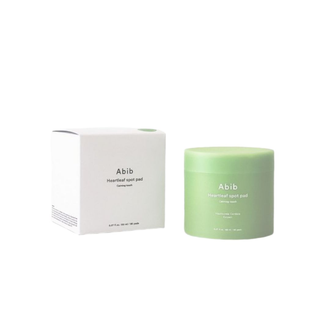 Abib Houttuynia Cordata Spot Pads Calming Touch Soothing Toner Pads 80 Sheets
