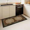 New Chinese-style Runner Rug Anti-slip and Stain-resistant El Corridor Floor Mat Bedroom Kitchen Rug Home Decoration
