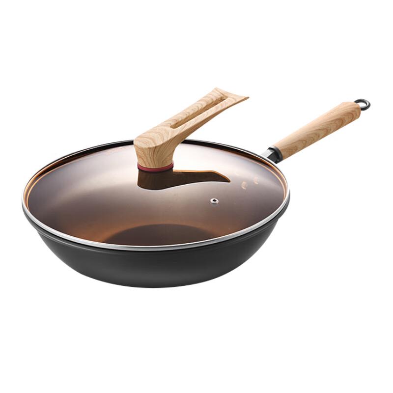 Kangbach 32cm Non-Coated Iron Wok