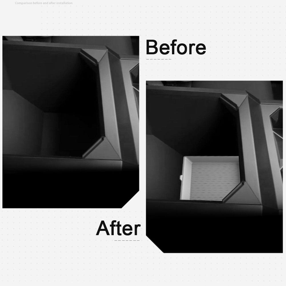 Pentru Tesla Cybertruck 2024 Pad de Depozitare Cutie Cotieră Tavă Centrală Consola Anti-alunecare Accesorii Pad Auto Depozitare Organizator Pickup K7S3