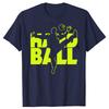 Divertidos Mi Objetivo Es Detener el Tuyo Portero de Balonmano Portero Amante del Balonmano Camisetas para Hombre Casual Oversized 100% Algodón Camiseta