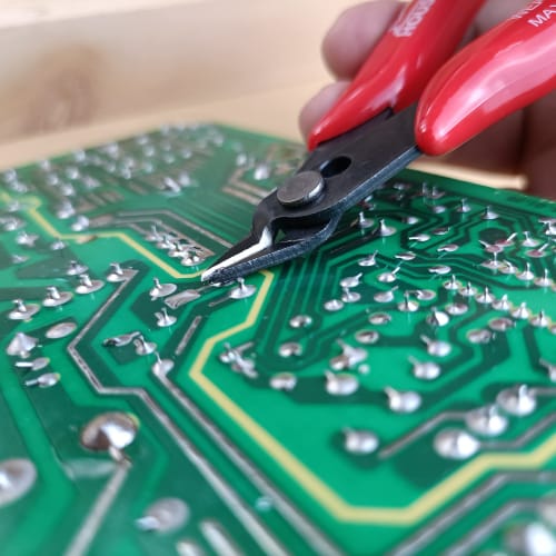 HOUSERAN Thin-Blade Nippers, 5-Piece Set, for Plastic Models, Precision Cutting, Miniature DIY Jewelry, and Wire Cutter Tools