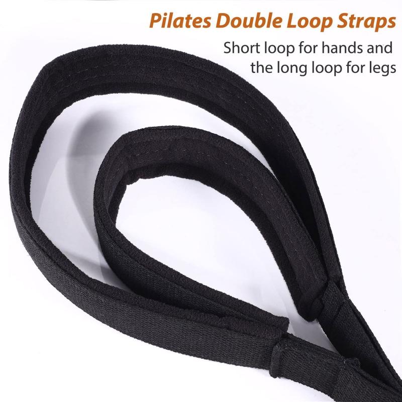 Pilates Double Loop Straps for Reformer Home Gym Workout Equipments Durable Gift Sturdy Webbing Pilates Fitness Gift