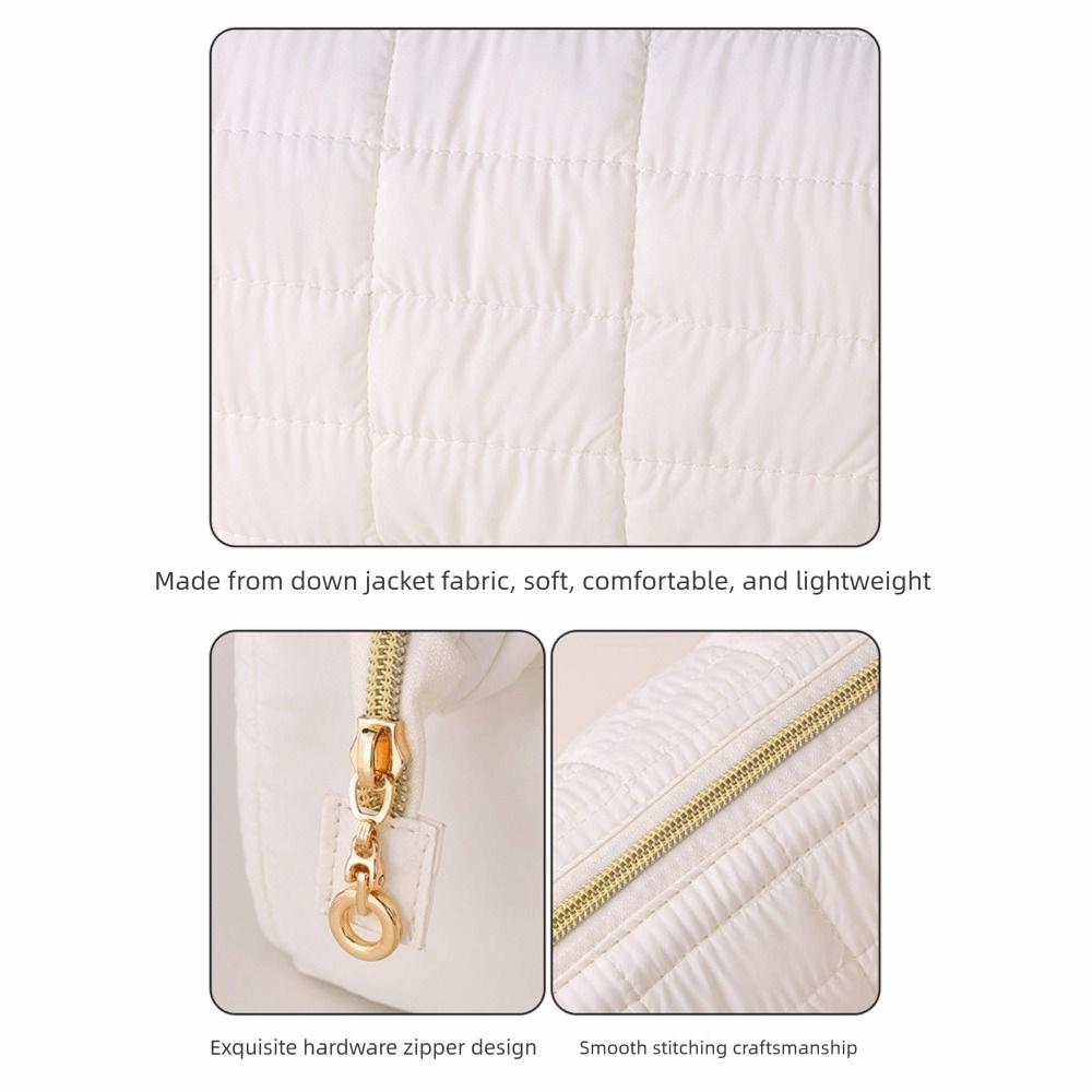 Solid Color Cosmetic Storage Bag Large Capacity Travel Toiletry Bag Sundries Organizer  Outdoor