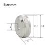 3pcs Metal Trumpet Accessories Parts Silver Valve Button Screw  For Trumpet Repair