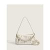 New Fashion Trendy Versatile Chain Pleated Design Twist Shoulder Strap Korean Single Shoulder Crossbody Women's Bag Factory Straight