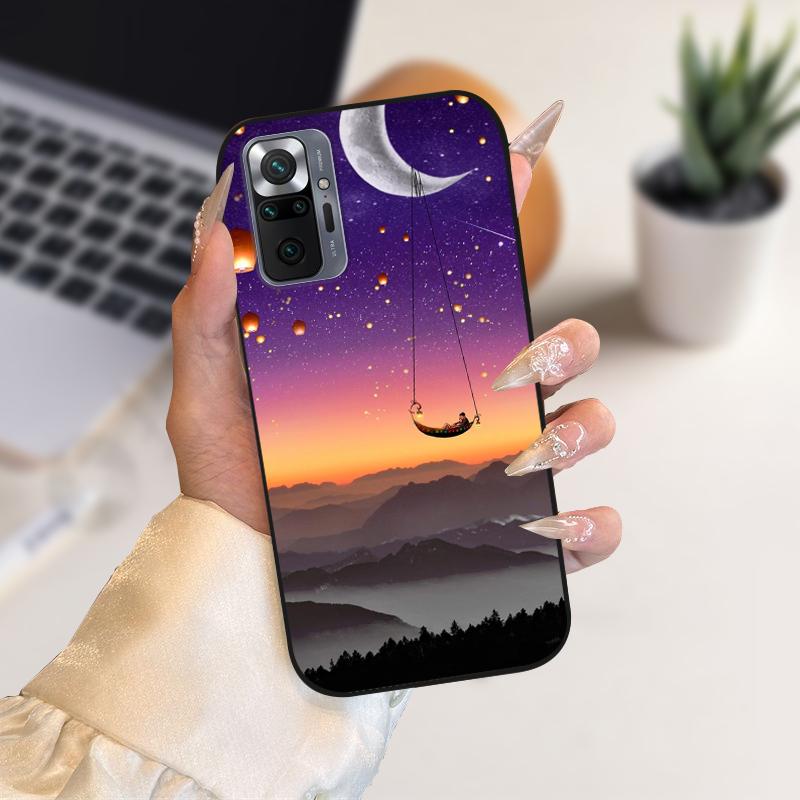 Case For Redmi Note 10 Pro 4G 5G Soft TPU Silicone Phone Cover Cases For Redmi Note 10 Pro Max Luxury Fashion Protective Fundas