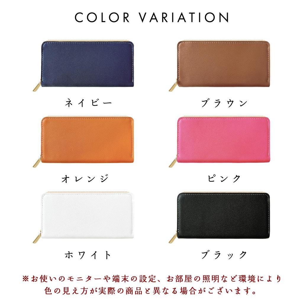 Trendy Yamagishi Long Wallet for Men and Women, Genuine Leather, Round Zipper closure, Cowhide Leather, Card Slots, Coin Purse, Long Wallet, Leather,