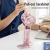2026 Transparent Mini Turbine USB Handheld Fan with Ice Pack Cooling