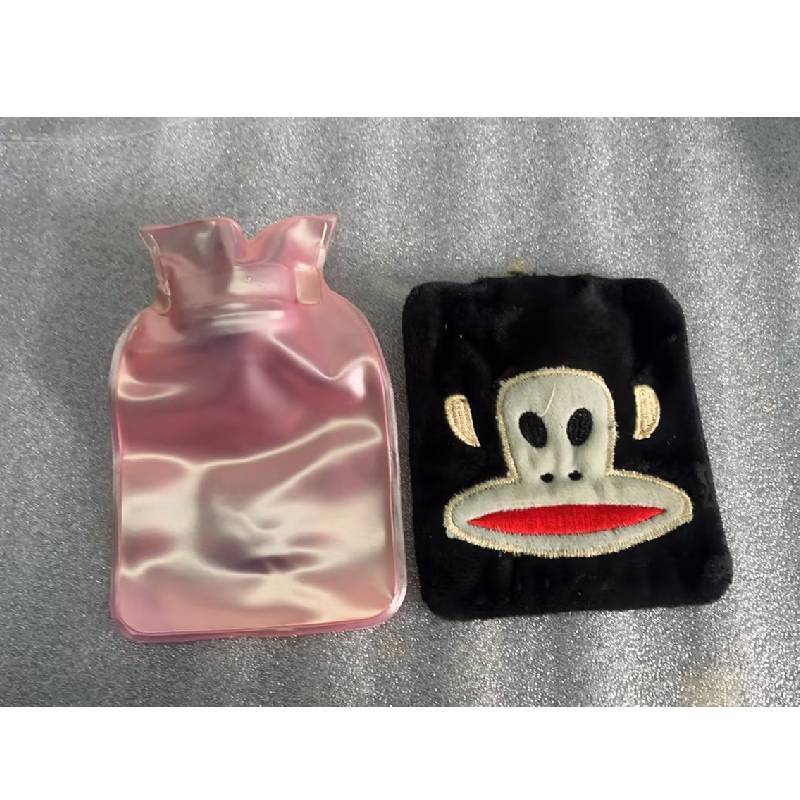 Mini Cartoon Hot Water Bottle With Double Layer Pvc For Winter Hand Heating And Travel Use