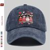Pc Cat Print Baseball Cap with Heart Eyes Cool Cute Pet Style Printed Sun Hat Hunting Decor Hat Adjustable Strap MultiColo