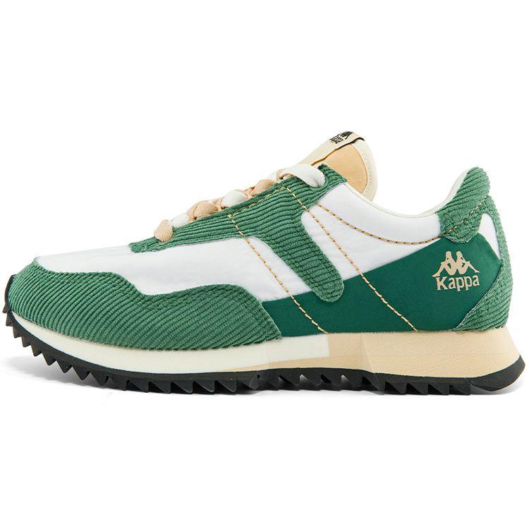 Kappa Retro Deconstructed Sports Low-Top Running Shoes Unisex Sneaker White Green Yellow K0CW5MM34-012B