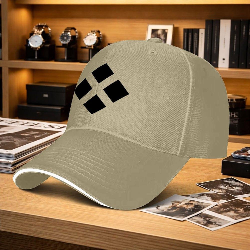 Diamond Logo Adjustable Sandwich Baseball Cap For Men Women Trendy Printed Duckbill Hat For Fishing Golf Camping Hiking