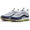 Nike Air Max 97 Sashiko Retro Langlebige Low-Top Lifestyle-Sneaker Unisex-Sneaker Grau Blau FB1851-131