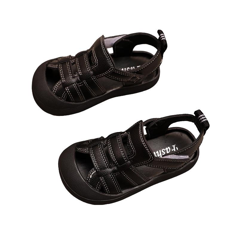 Fashion Girls' Shoes Summer New Kids Sandals Soft Soled Boys' Sports Sandals Anti Slip Child Beach Shoes Simple Girl Sandals